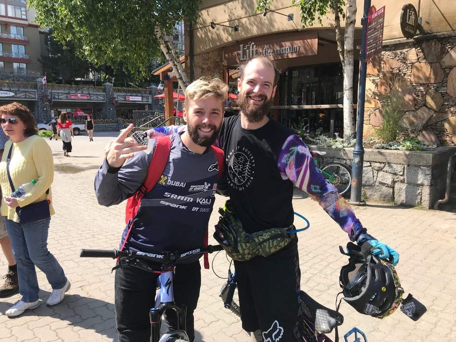 Spreading the word in Whistler Village